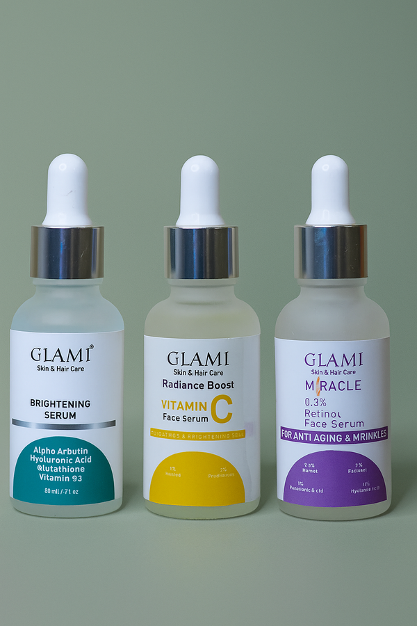 Serum Bundle Vitamin C + Retinol + Brightening Serum
