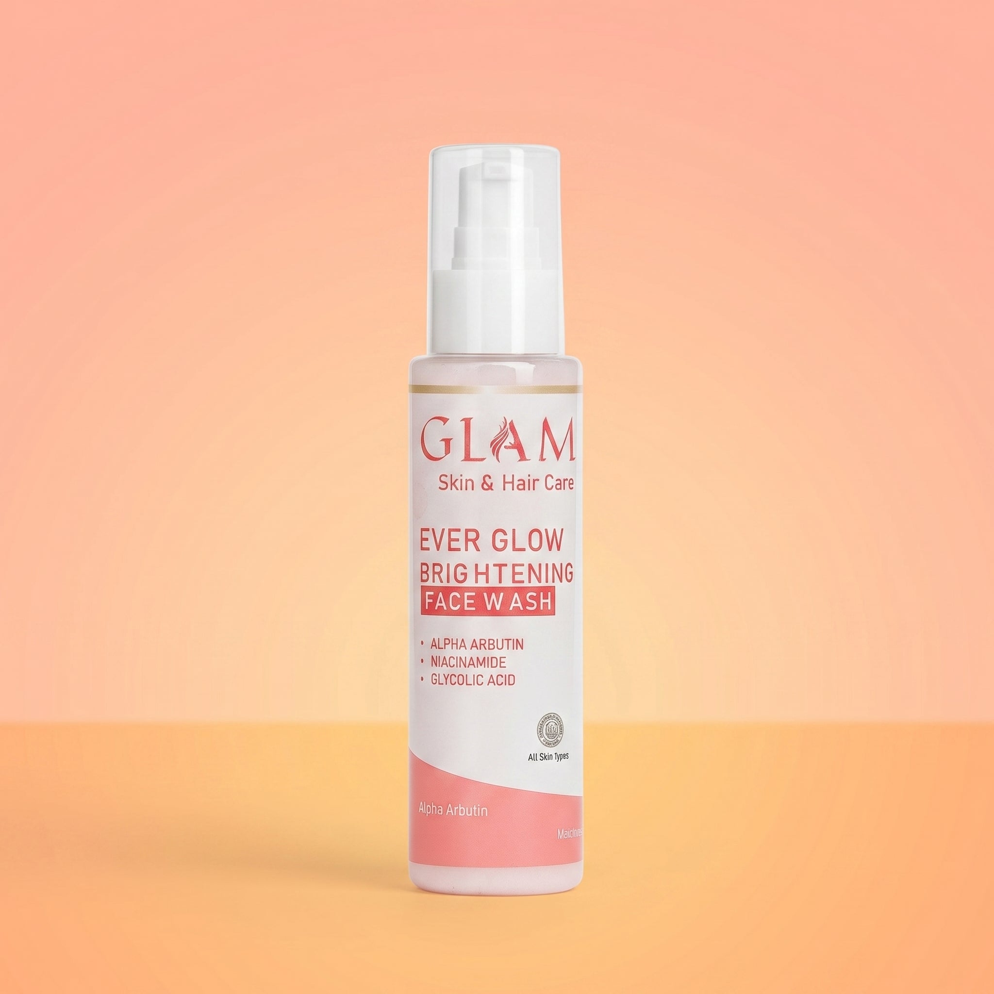 Ever Glow Brightening Face Wash – Skin Whitening &amp; Radiance Boost Cleanser