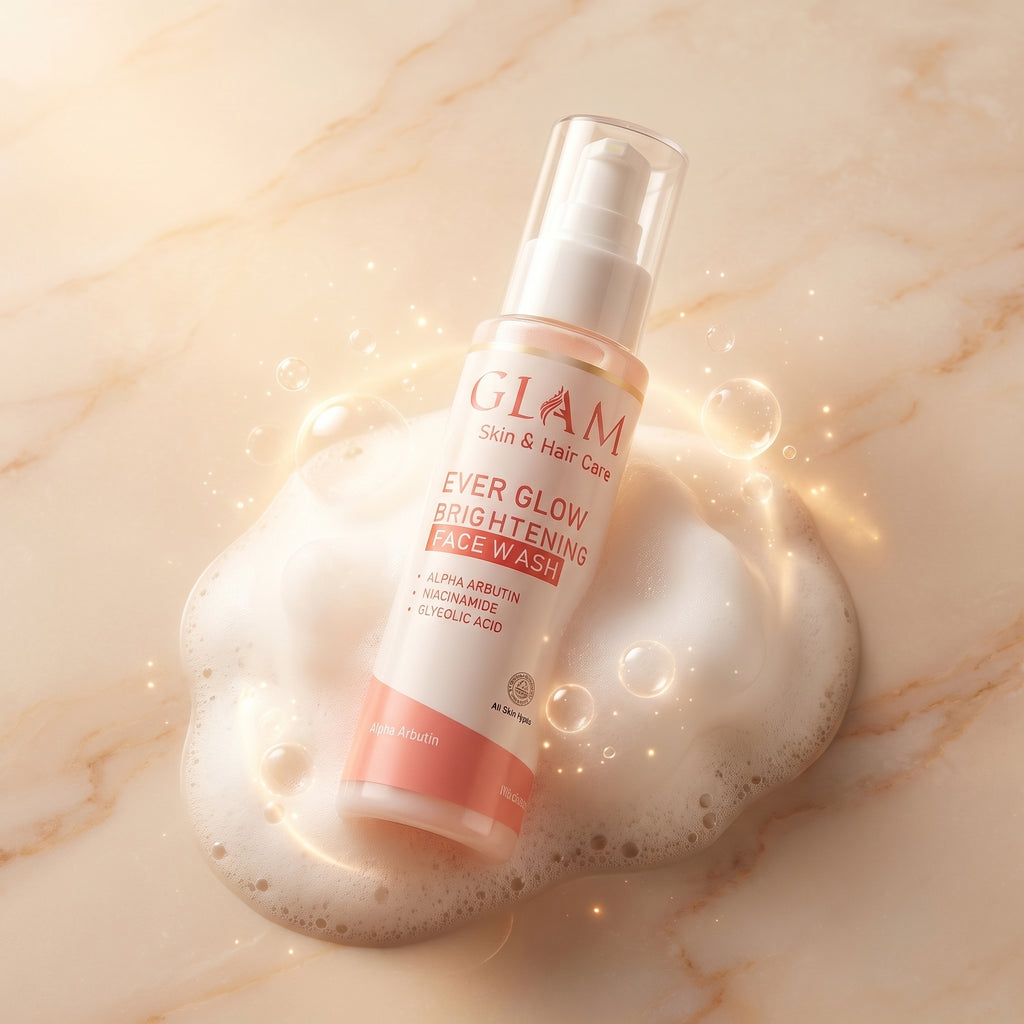 Ever Glow Brightening Face Wash – Skin Whitening &amp; Radiance Boost Cleanser