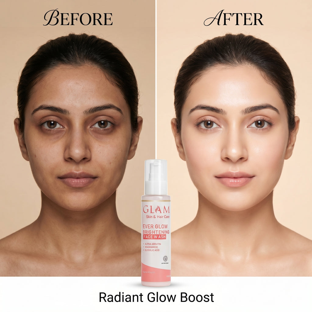 Ever Glow Brightening Face Wash – Skin Whitening &amp; Radiance Boost Cleanser