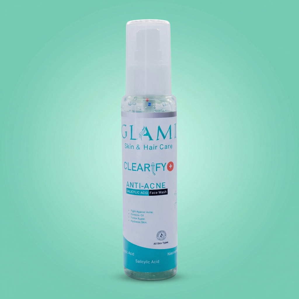 Clearify Anti-Acne Face Wash – Salicylic Acid Deep Cleansing Formula
