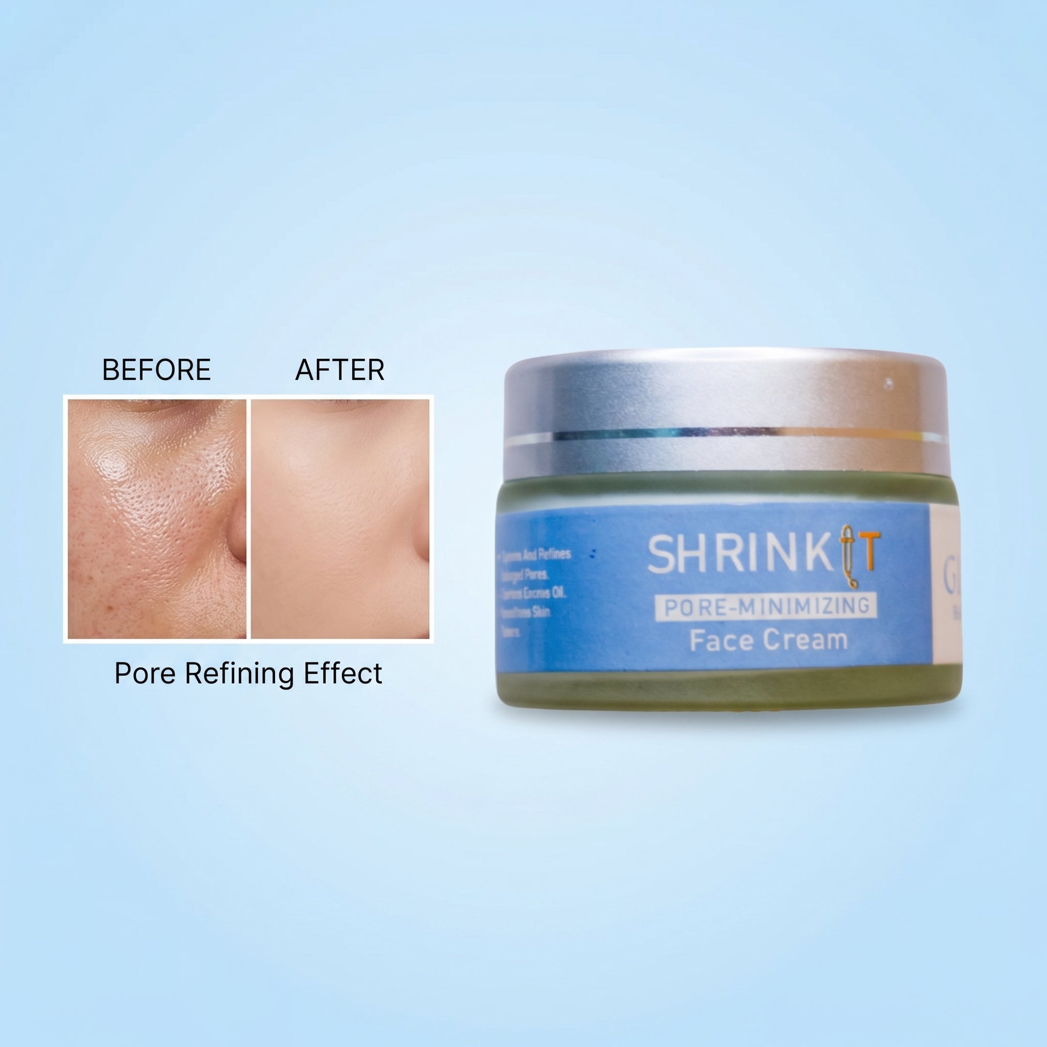 Shrink It Pore Minimizing Face Cream – Smooth Skin & Glass Glow Formula