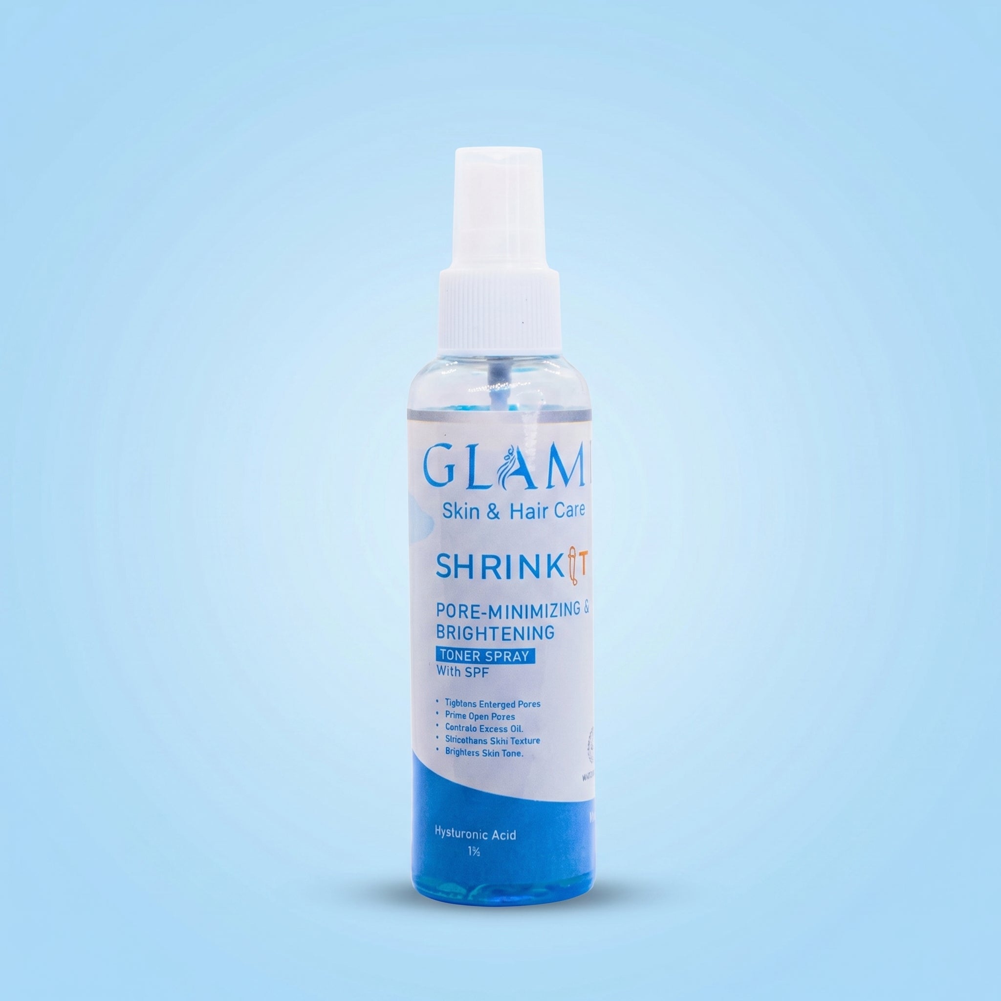 GLAMI Shrink It Toner Spray SPF – Pore Minimizing &amp; Oil Control Mist