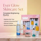 GLAMI Ever Glow Brightening Kit – Complete Skin Whitening &amp; Radiance System (Facewash, Serum, Toner, Cream &amp; SPF 60+ Sunscreen)